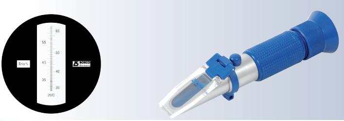 Kh&uacute;c xạ kế cầm tay đo độ ngọt 28-60% Brix BOE 30104