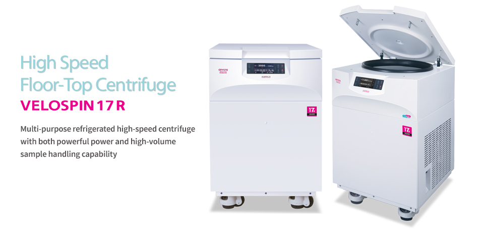 Máy ly tâm lạnh, đứng sàn, công suất lớn Velospin 17R, hãng Novapro-cryste