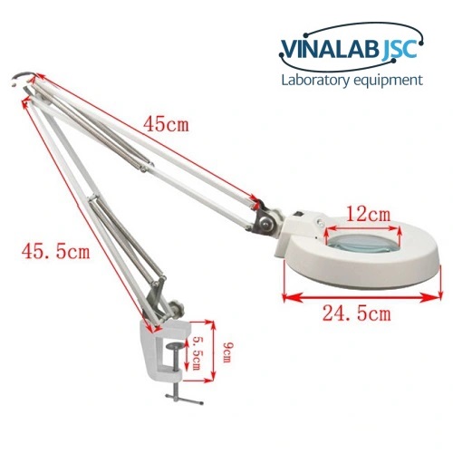 Kính lúp kẹp bàn model LT-86A