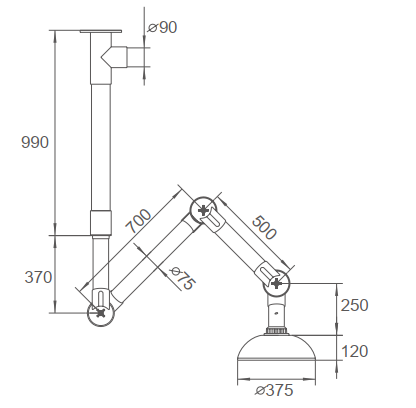 Bản vẽ chụp hút khí WJH0604A