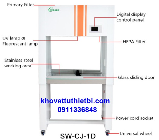 Tủ cấy vi &iacute;nh Sugold SW-CJ-1FD