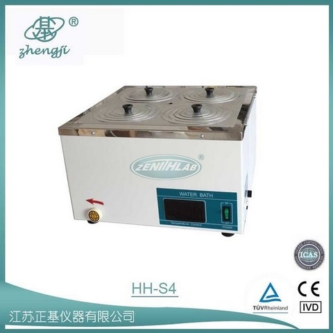 Bể c&aacute;ch thủy ổn định nhiệt độ 4 vị tr&iacute; HH-S4 h&atilde;ng Zenithlab