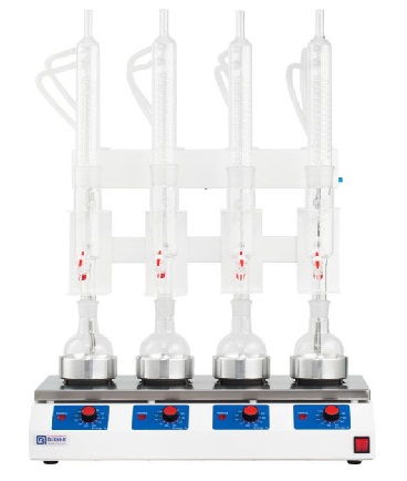Bộ chiết Soxhlet 4 vị trí Beger FAT-4