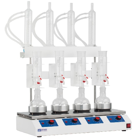 Bộ chiết Soxhlet 4 vị trí Beger FAT-4