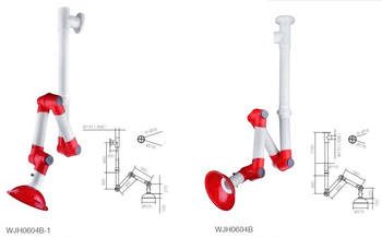 Chụp hút khí 3 khớp phòng thí nghiệm WJH0604B