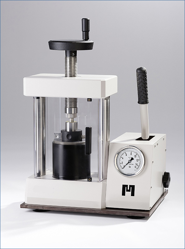 Máy nén thuỷ lực phòng thí nghiệm 15 tấn LP-MAN-15-AN