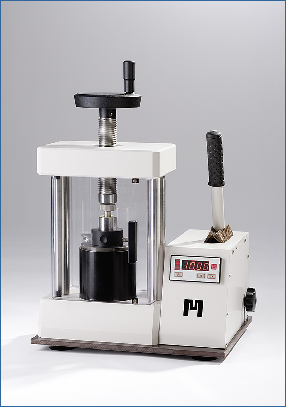 Máy nén thuỷ lực phòng thí nghiệm 15 tấn LP-MAN-15-DIG