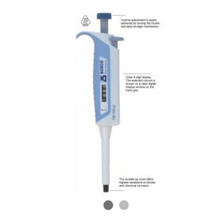 Micropipet đơn kênh 100 – 1000 µl BOE 9611100