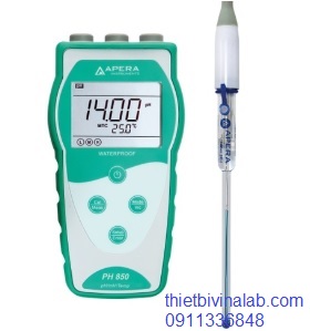 Máy đo pH/mV/nhiệt độ cầm tay, đo lượng mẫu nhỏ/ đo trong ống nghiệm  PH850-MS