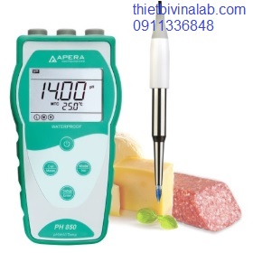 Máy đo pH/mV/nhiệt độ cầm tay trong thực phẩm/mẫu bán rắn PH850-SS