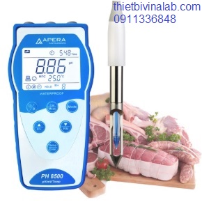 Máy đo pH/mV/nhiệt độ cầm tay trong thịt/ cá/ các loại thực phẩm PH8500-BS