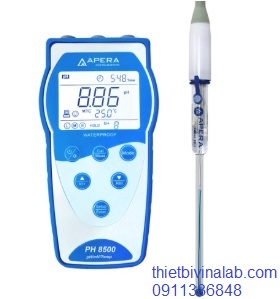 Máy đo pH/mV/nhiệt độ cầm tay, đo lượng mẫu nhỏ/ đo trong ống nghiệm PH8500-MS