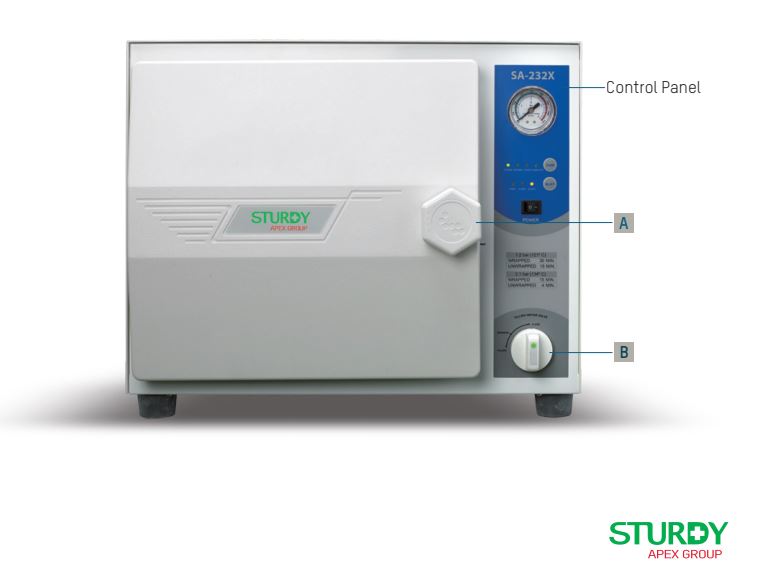 Nồi hấp tiệt trùng để bàn SA 232X, hãng Sturdy
