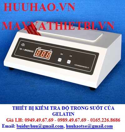 Máy thử độ trong Gelatin TM-1