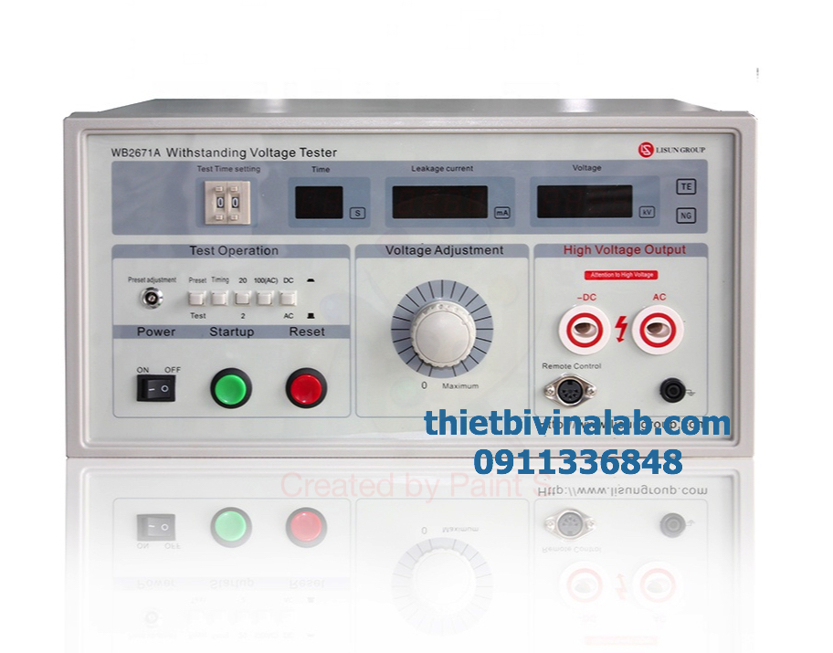 Thiết bị kiểm tra an toàn điện WB2671B