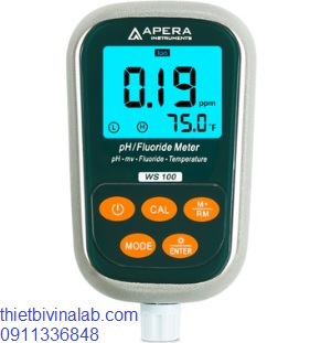 Máy đo pH/Flo/nhiệt độ/điện thế cầm tay WS100