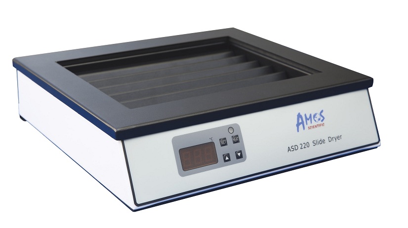 Bàn sấy tiêu bản, lam kính Amos