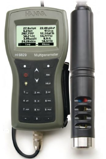 Máy phân tích nước đa chỉ tiêu HI9829, Hana