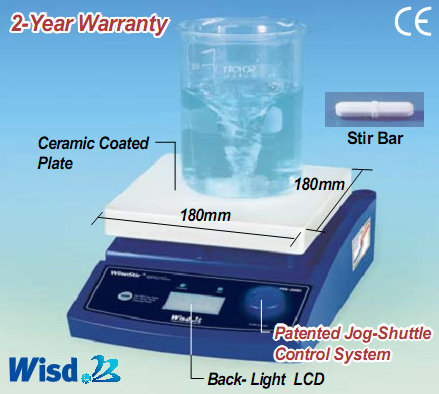 Máy khuấy từ gia nhiệt MS-20D, hãng Daihan