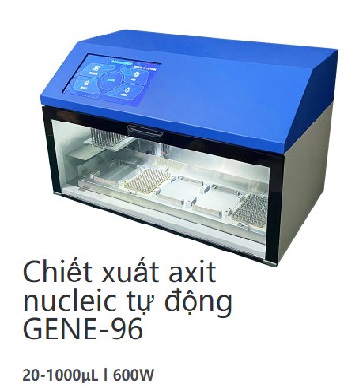 Máy tách chiết acid nucleic tự động 96 mẫu | GENE-96